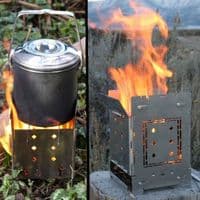 Folding Firebox Campfire Stove (Gen 2) - Brilliant camping wood stove - Loads of options available!